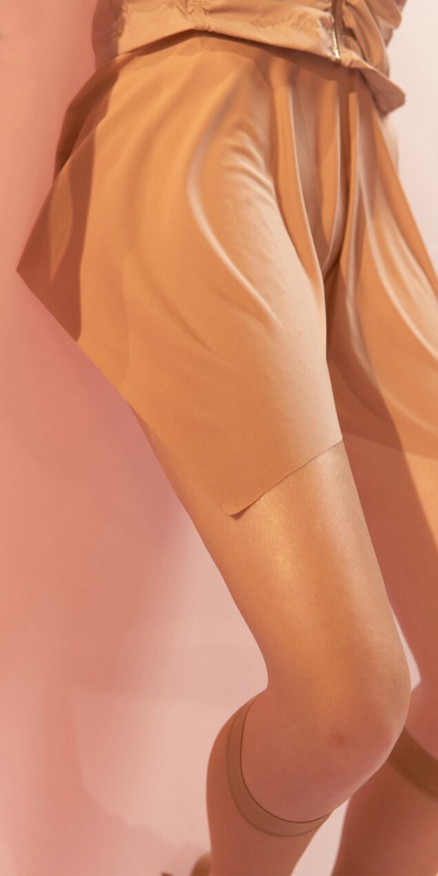 SKINKY short skirt nude 3