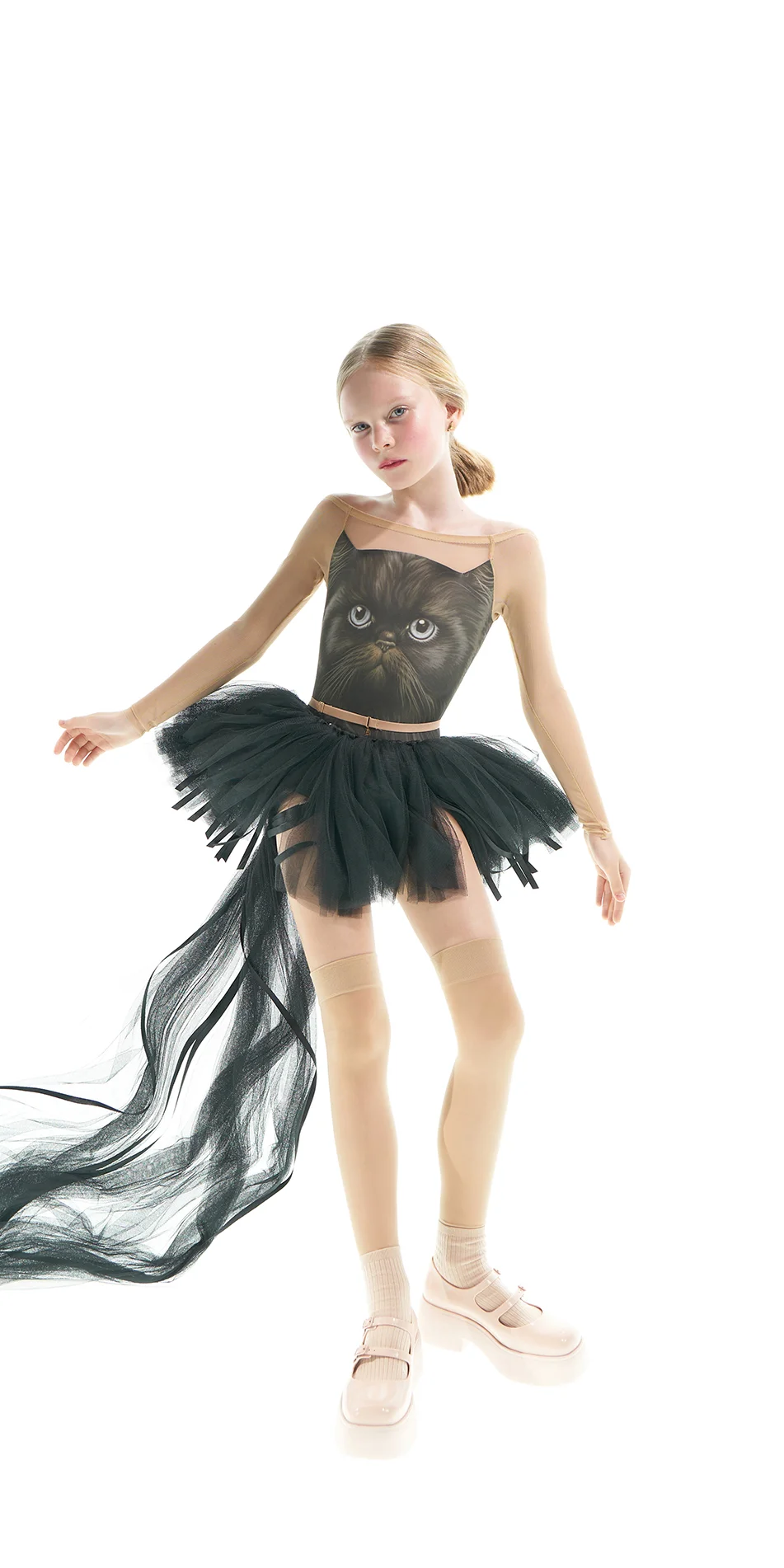 10JUNIOR TUTU DE CHAT ballet skirt black ONOFF 5