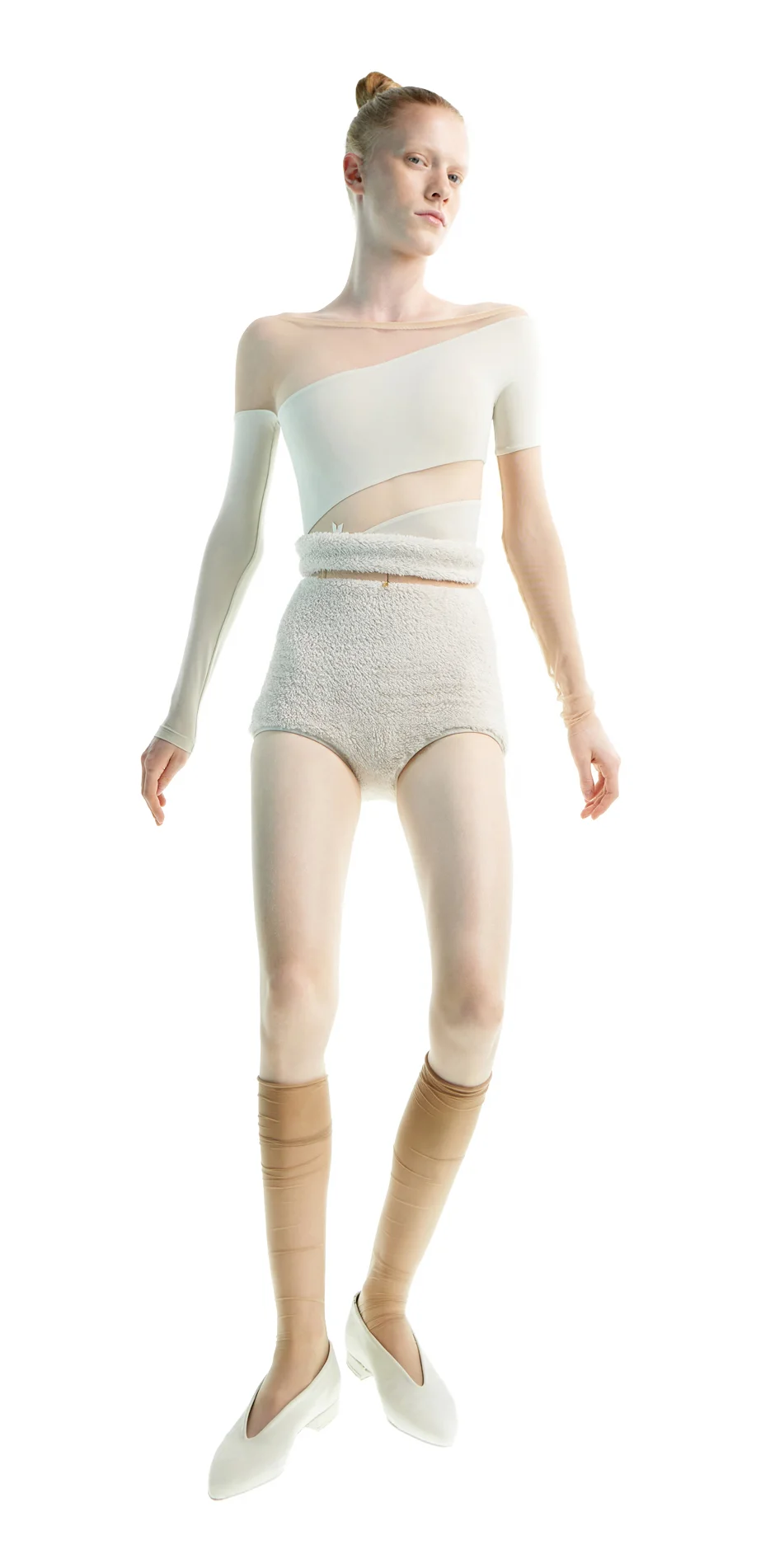 JAC CAT highwaisted fleece briefs marshmallow 3 copy