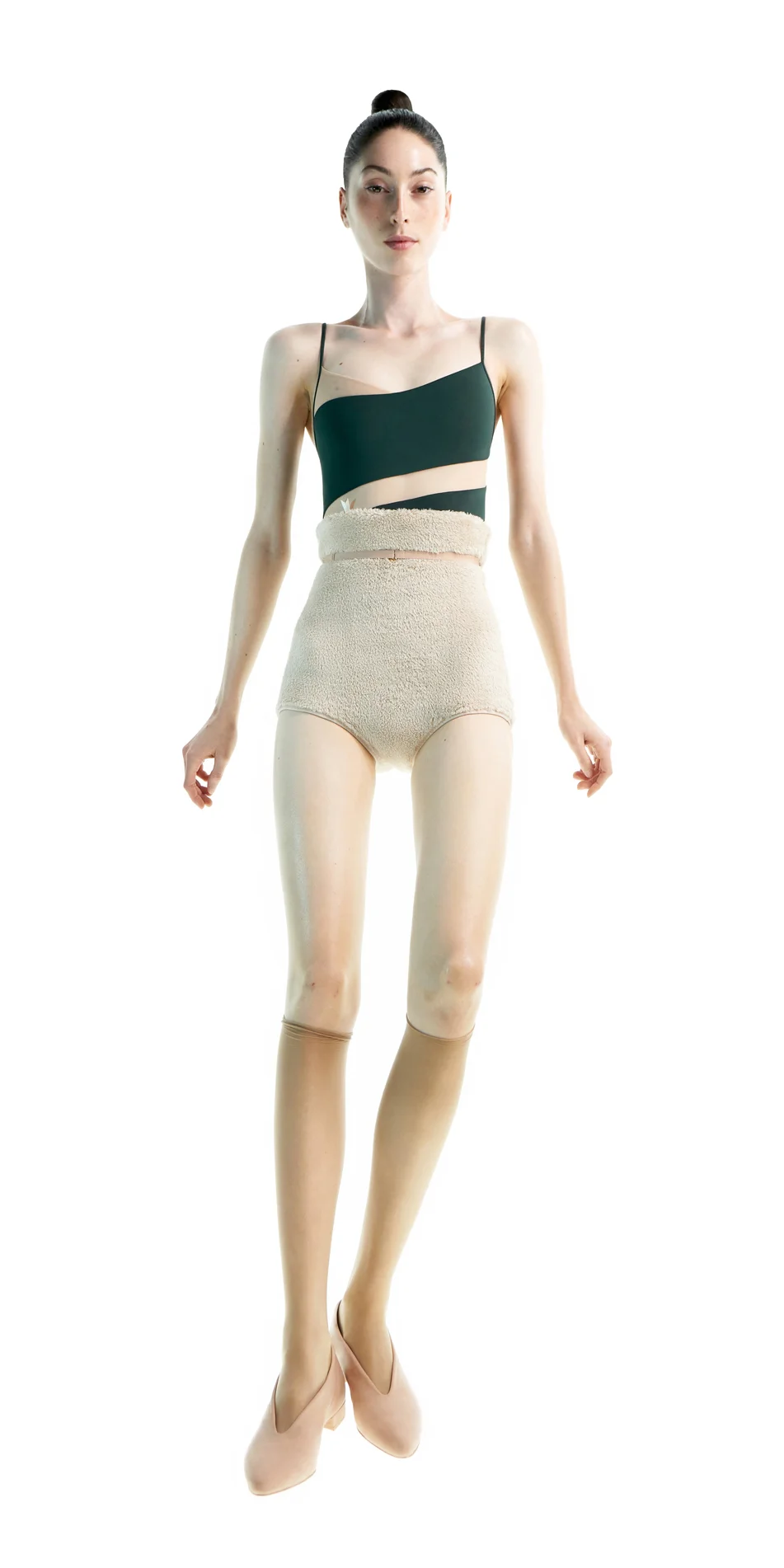 JAC CAT highwaisted fleece briefs nude 3 copy