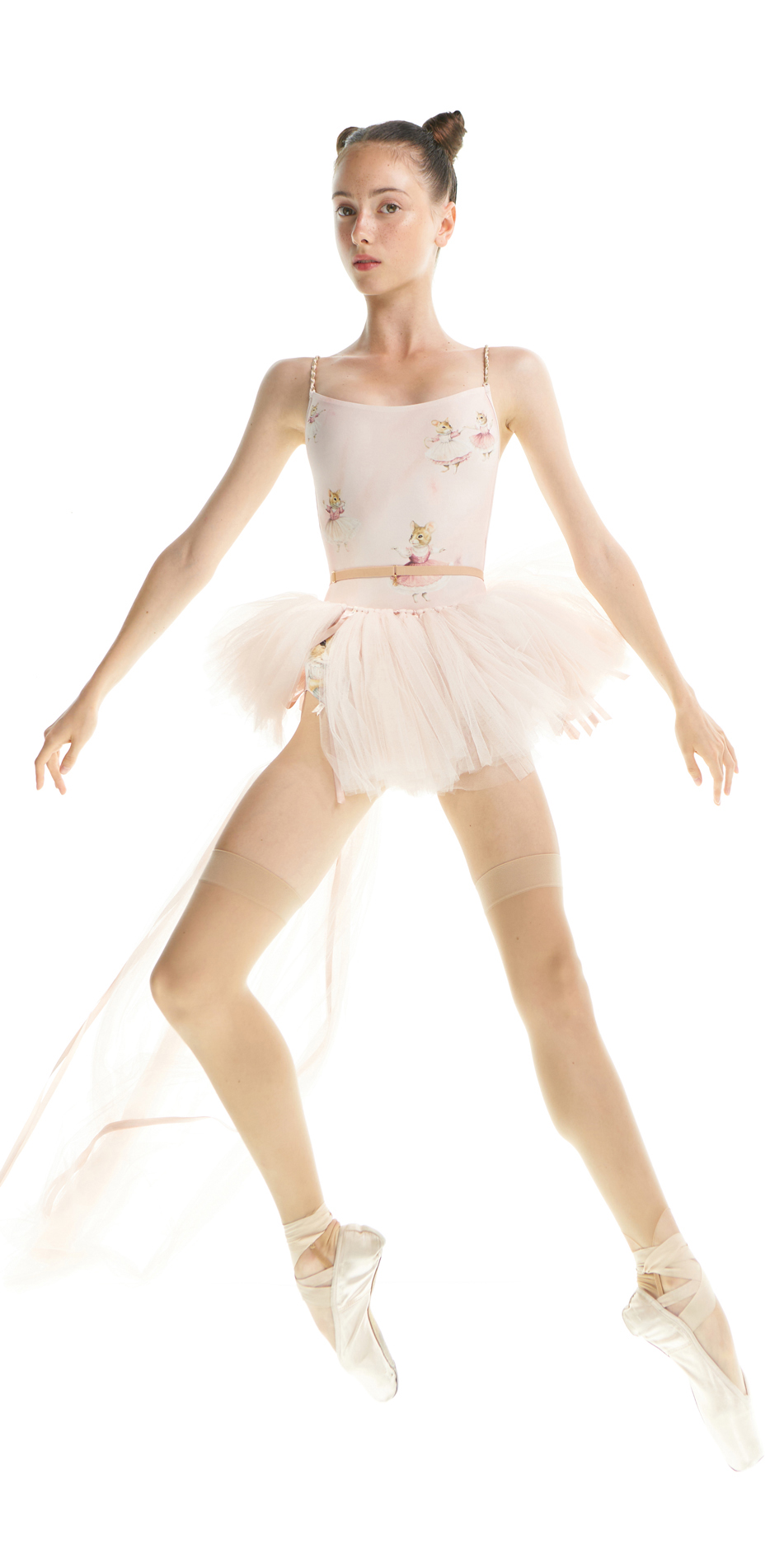 TUTU DE CHAT – ballet skirt – baby blush on1