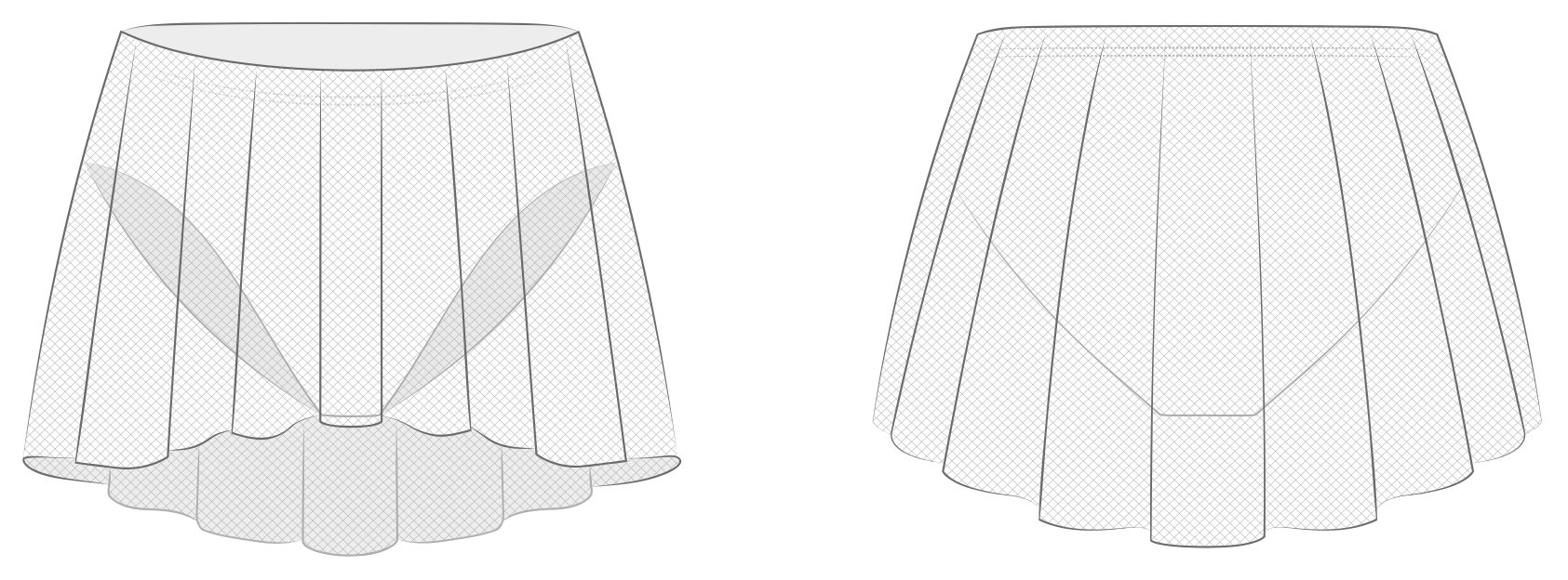 Spletna stran 232SK04JA Illusion Mini skirt