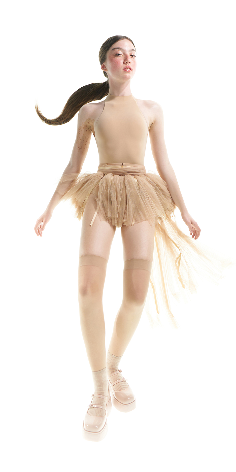 3TUTU DE CHAT ballet skirt nude ONOFF 3