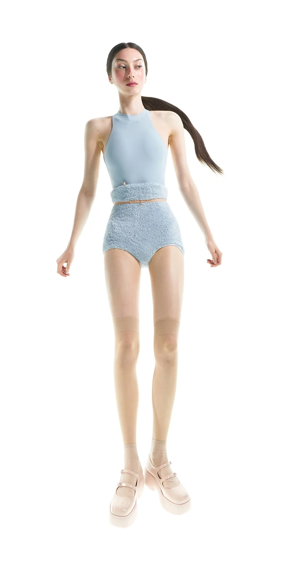2JAC CAT highwaisted fleece briefs baby blue ONOFF 3