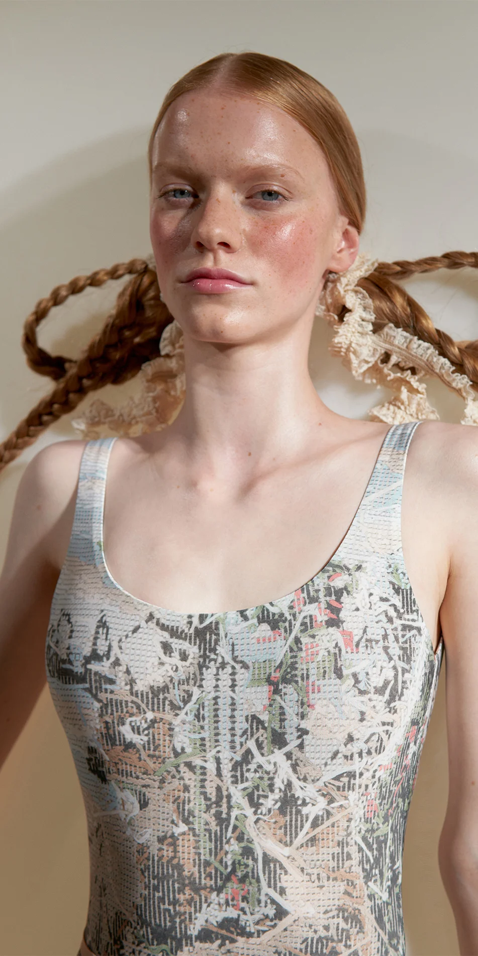 DEER GOBELIN low back leotard multicolor 2