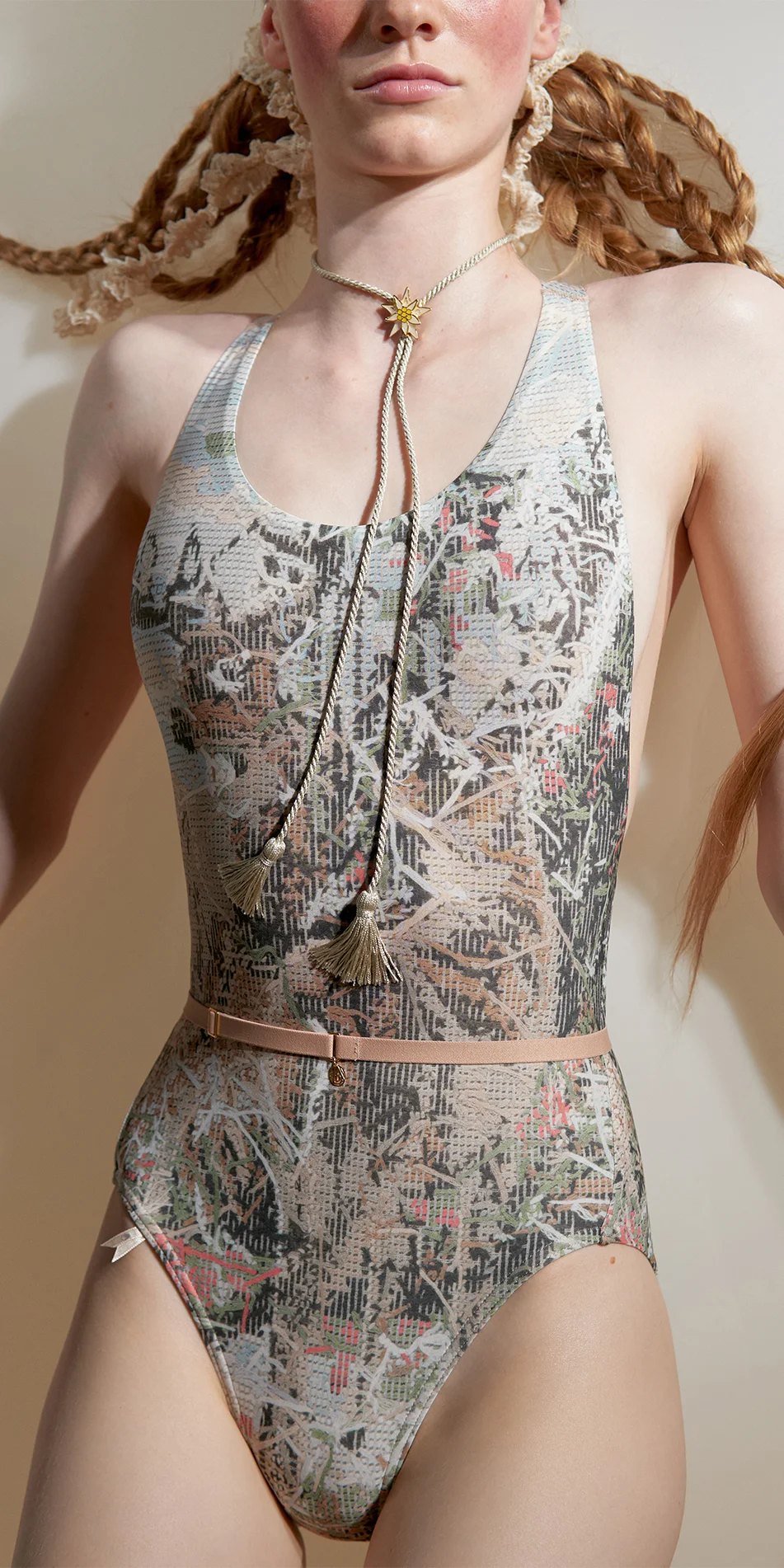 DEER GOBELIN racerback leotard multicolor 6
