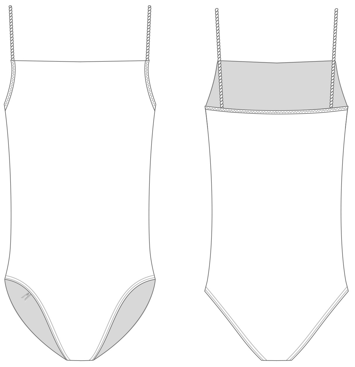 JUNIOR 202LE02VL Cloudy camisole braided
