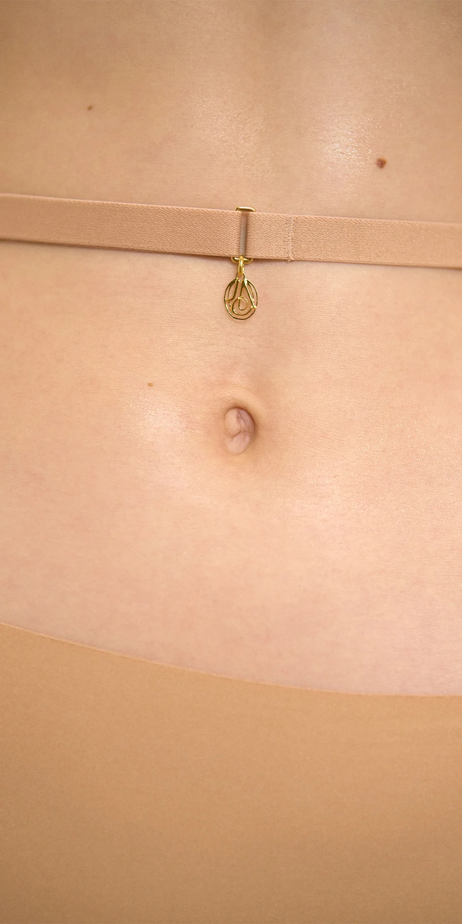 Second skin jersey briefs nude color front detail