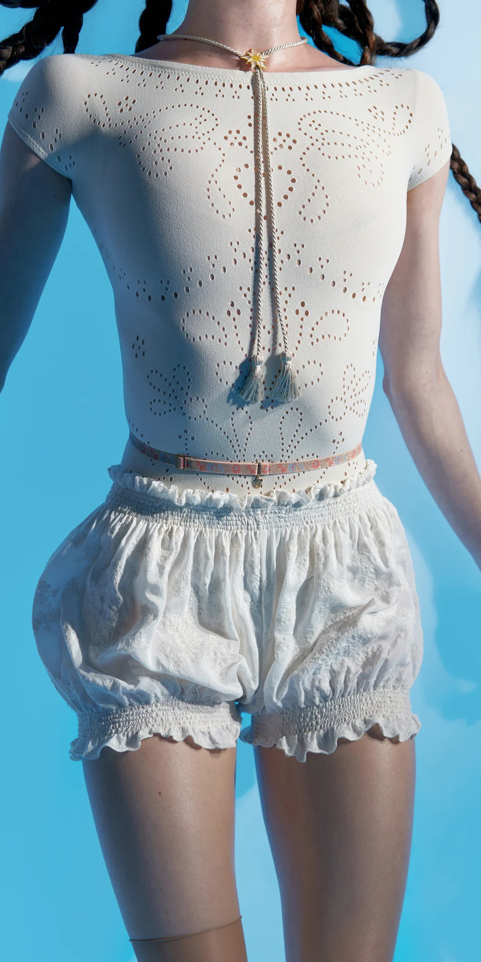 BOHO smocked bloomers edelweiss 2